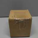 QFkris 4" Blown Glass Christmas Ornaments Ball for Christmas Tree, Hand Blown Glass Ornaments, Gazing Balls Witch Balls Friendship Ball (Orange)