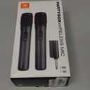 JBL PartyBox Wireless Mic - 2X Digital Wireless Microphones, Rechargeable Battery (20hrs - 700mAh), Clear Voice, Crisp Sound, Stable 2.4GHz Connection, Compatible with All PartyBox Speakers (Black)