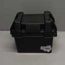 Attwood 9082-1 Small Battery Box with Mounting Kit and Strap, Fits Series 16 and U1 Batteries, Black