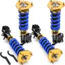 MOSTPLUS Coilovers Struts Compatible for E90 E100 E110 AE92 AE101 AE111 1988-1999 Toyota Corolla Adjustable Height Suspensions Shock Struts (Set of 4)
