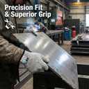 2 x Level 5 Cut Resistant GlovesTouch-Screen Compatible Cut Resistant Gloves Food Grade For Oyster Shucking, Meat Cutting, Mandoline Slicer, Knife Handling, Wood Carving (Grey, XL)