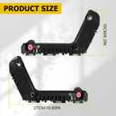52115-02350 52116-02330 Front Bumper Bracket for Toyota Corolla 2017-2019,Car Pair Left Right Front Bumper Bracket Beam Mount Support Grille Guide Bracket Retainer Replace TO1043131 TO1042131