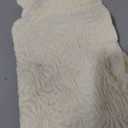 Womens Crop Floral Tank Top Square Neck Wide Straps Cropped Tank Tops Slim Fit Lettuce Trim Boho Summer Tops (Medium, Beige)