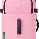 United Colors of Benetton Now Two Wheeled Rolling Duffel Bag (Checked Luggage 24 Inch, Black)