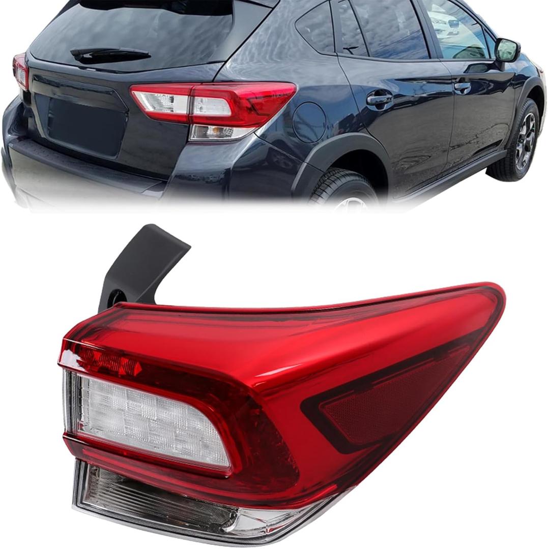 Silscvtt RH Rear Brake Outer Tail Light Assembly Replacement for Subaru Crosstrek 2018-2019 Subaru Impreza 2017-2019 Right Side 84201FL02A SU2805109