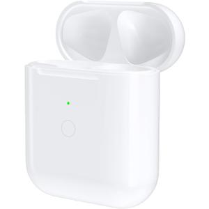 Compatible for AirPods 1st 2nd Gen Wireless Charging Case, Wireless Charging Case Replacement for Airpod 1 2 Generation with Bluetooth Pairing Sync Button