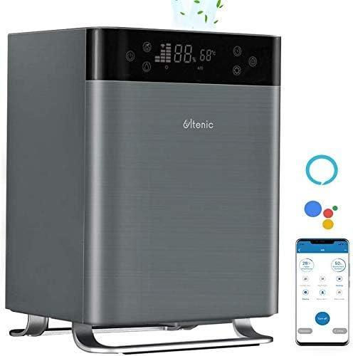 Ultenic Humidifiers for Bedroom, Warm and Cool Mist Ultrasonic Humidifier for Bedroom, Smart APP Control 4.3L (H8)
