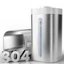 Jack & Rose Stainless Steel Humidifier, Easy to Clean, Dishwasher Safe, Cool Mist Humidifiers for Bedroom