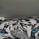 White Tiger Throw Blanket Soft Cozy Plush Fleece Blanket for Couch, Lightweight Warm Flannel Blanket Decorative Fuzzy Throws for All Season (50 x 60 in, White Tiger)