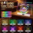 TAEMVV 16" LED Drawing Board for Kids Birthday Gifts for Girls, White | 8 Colors 3 Dynamic Modes, Rechargeable 15H Battery Display, Glow Light Up Note Board Toys for Girls Ages 3 4 5 6 8-12