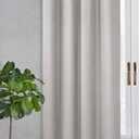 SUN+BLK Nantes Luxury Insulated Total Blackout Grommet Single Curtain Panel, Noise Reducing, Light Blocking,  52 in x 63 in( Pack of 1)