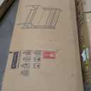 Aquzee Computer Desk with Hutch and Bookshelves, Large Leg Room 55 inch Width Black Desk with Space Saving Storage Shelves, Easy Assemble and All Hardware and Tools Included