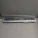 Repa Market 21" x 3" Inch Air Grille for Round Spiral Ducts - Adjustable Double Louvre Blade - Galvanized Ventilation Cover - Side Fit Round Surface Canal Ducting from 7" to 15.75" Inches