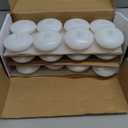 Homemory 24 Pack 3 Flameless Led Floating Candles, 200 Hour White Battery Operate Waterproof Tealights for Cylinder Vases, Centerpieces at Wedding Decor, Party, Pool