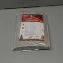 Mebakuk Christmas Jacquard Tablecloth Waterproof Damask Floral Pattern Table Cloth, Heavy Weight Wipeable Wrinkle Free Table Covers for Dinner or Daily Uses (Silver Gray, 60" x 84" (6-8 Seats))