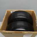 GICOOL Flat Free Lawn Mower Tire and Wheel with Bearing Bore 3/4" or 5/8", 13x5.00-6 Smooth Tread Tire, 3.25"-5.9" Centered Hub, 2 PCS