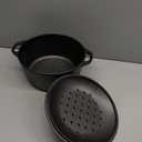 Lodge 5 Quart Cast Iron Dutch Oven. Pre-Seasoned Pot with Lid and Dual Loop Handle