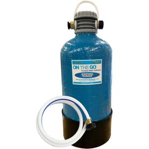 On The Go OTG4-VM-DBLSOFT Portable Compact Double Standard 16,000 Grain Water Softener with Drinking Water Safe Brass Fittings (NOT made in China, assembled by U.S. Workers in Indiana