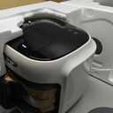 BOSWELL Glass Air Fryer, 7.5QT with Transparent Fry Bowl, Circulating Heating, Temperature Control, Air Fryer Roast, Dishwasher Safe (white)