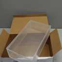 Honeydak Acrylic Mahjong Case - Empty Transparent Tiles Game Case Storage Box for 1.2" 160 American Mahjong - Tiles Not Included(Clear)