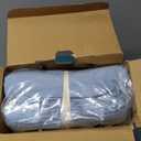 Shilucheng 100% French Linen Sheets - Queen Size Bed Sheets, Breathable & Cooling Pure Linen Sheets,Soft Durable and Tear Resistant -16 Inch Deep Pocket - 4Pcs (Dusty Blue, Queen)