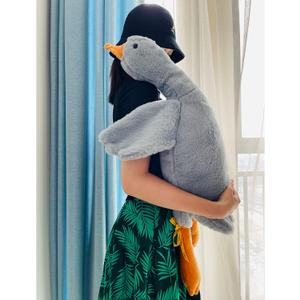 Tanha Goose Plush, Goose Stuffed Animal, Grey Stuffed Goose, Soft and Cute Duck Plush Gift for Kids and Adults35 inch, 90cm