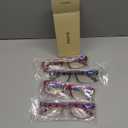 Gaoye Reading Glasses Men/Women, Eyeglasses, Blue Light Readers for Men/Women, Computer Eye Glasses, Cheaters (F1-5 Pack Mix Color 3)