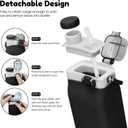 Silicon Collapsible Water Bottles with Straw-600ml Portable BPA Free