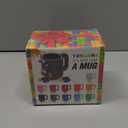 Build on Brick BPA-Free Creative Cups for Kids - Building Block Mug DIY Idea with Building Bricks, 16OZ (Black)