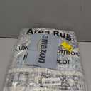 Runner Rug 2x8, Vintage Boho Rug,Ultra-Soft Low Pile, Washable, Non Slip,Stain Resistant Printed Carpet for Hallway Kitchen Living Room Bedrooms Playroom Office, Light Blue