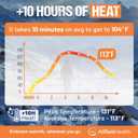 Toe Warmers for Feet  50 Pairs (100 Warmers) | 10+ Hour Self-Adhesive Feet Warmers, Foot Warmers Bulk, Ultra-Thin Disposable Heat Pads for Shoes & Boots