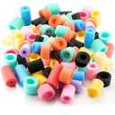 Frienda 100 Pcs Pool Noodles Bits Multicolor Craft Small Size Versatile Mixed Floating Pool Noodles Foam Rope Tube for Play or DIY Craft Multipurpose (Mixed Sizes,Regular Colors)