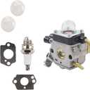 C1Q-S97 Carburetor with Gasket Primer Bulb Replacement for Stihl HS45 Hedge Trimmer FC55 FC75 FC85 FS310 FS38 FS45 FS45C FS45L FS46 FS80 C1Q-S169B Carb