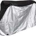 ALANES Outdoor Waterproof Sun Uv Dust Bicycle Cover, Silver, 0.7D x 2W x 1.1H metres