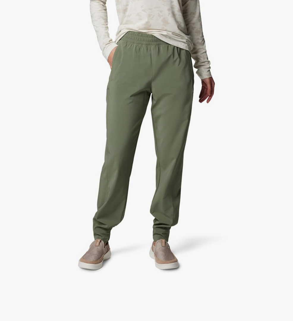 COLUMBIA Women's PFG Uncharted Pull on Pant Green XS