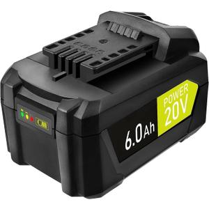 SnapFresh 20V 6.0Ah Li-ion Battery, (Not Compatible with Other Brands), Lithium-Ion Battery Support Fast Charging(BBT-DC60A)