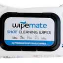 WIPEMATE Shoe, Sneaker, Suede & Leather Cleaner Wipes Premium Wipes for Dirt, Stains, Scuffs & Care for All Footwear, Pack of 3