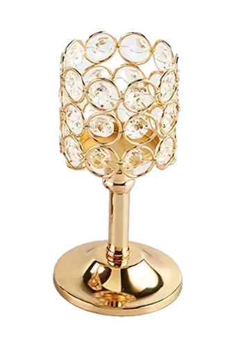 Crystal Cylinder Candle Holders, Pillar Candlestick Holders for Living Room, Wedding, Dining Table, Centerpieces, 12 PCS