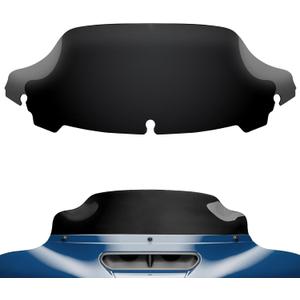 Benlari Windshield 7" Motorcycle Wave Windscreen 2014-2023 Fit for Harley Davidson Touring Street Glide Electra Glide Ultra Limited Tri Glide FLHT FLHX FLHTK FLHTC FLHTCUBlack