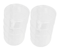 GLEAVI 2pcs Rotatable Makeup Organizer Box Multi-Layer Cosmetic Storage for Vanity Jewelry and Hair Accessory Holder Easy Rotating Design for Bathroom and Dressing Table