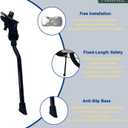 Bike Kickstand Unadjustable for Kids Bicycles Rear Kickstands Heavy-Duty Iron Bike Kick Stand for 16"-29" Wheel Girls and Boys Bike