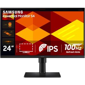 Samsung 24 (S40GD) Borderless Business Monitor with IPS Panel, 100Hz Refresh Rate, Eye Saver Mode, Ergonomic Design, Game Picture Mode, LS24D408GANXGO