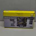 MARTCOLOR 58 Piece Household Tool Set, General Household Hand Tool Kit with Plastic Toolbox Storage Case, All Purpose Household Tool Kit for Home, Garage, Office and College Dormitory Use, Yellow