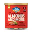 3 x Blue Diamond Almonds, Mixed Nuts Smokehouse Flavored Deluxe Snack Nuts, Almonds, Pistachios, and Cashews, 14oz. Can (Pack of 1)