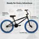 JOYSTAR Brockway Freestyle Kids BMX Bikes 20" 24" Kids Bicycles for 6-14 Years Old Boys Girls and Beginner-Level Riders 2 Pegs Multiple Colors