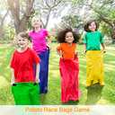 Potato Sack Race Bags - 32PCS Outdoor Games Sack Race Bags for Adults and Kids,3 Legged Race Bands,Egg Spoon Relay Race,Bean Bag Toss,Party Games for Kids,Field Day Games for Adults