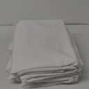 Fitable 6 Pack White Tablecloths for Round Tables - 108 Inches in Diameter - Stain Resistant and Washable Table Clothes, Polyester Fabric Table Covers for Wedding, Party, Banquet, Formal Events