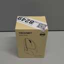 TECKNET Ergonomic Mouse Rechargeable Bluetooth - 4800 DPI Vertical Mice 6 Adjustable Levels, Wireless Optical Carpal Tunnel Mouse Right Hand, Multi Device for Laptop, PC, Computer, MacBook - Black