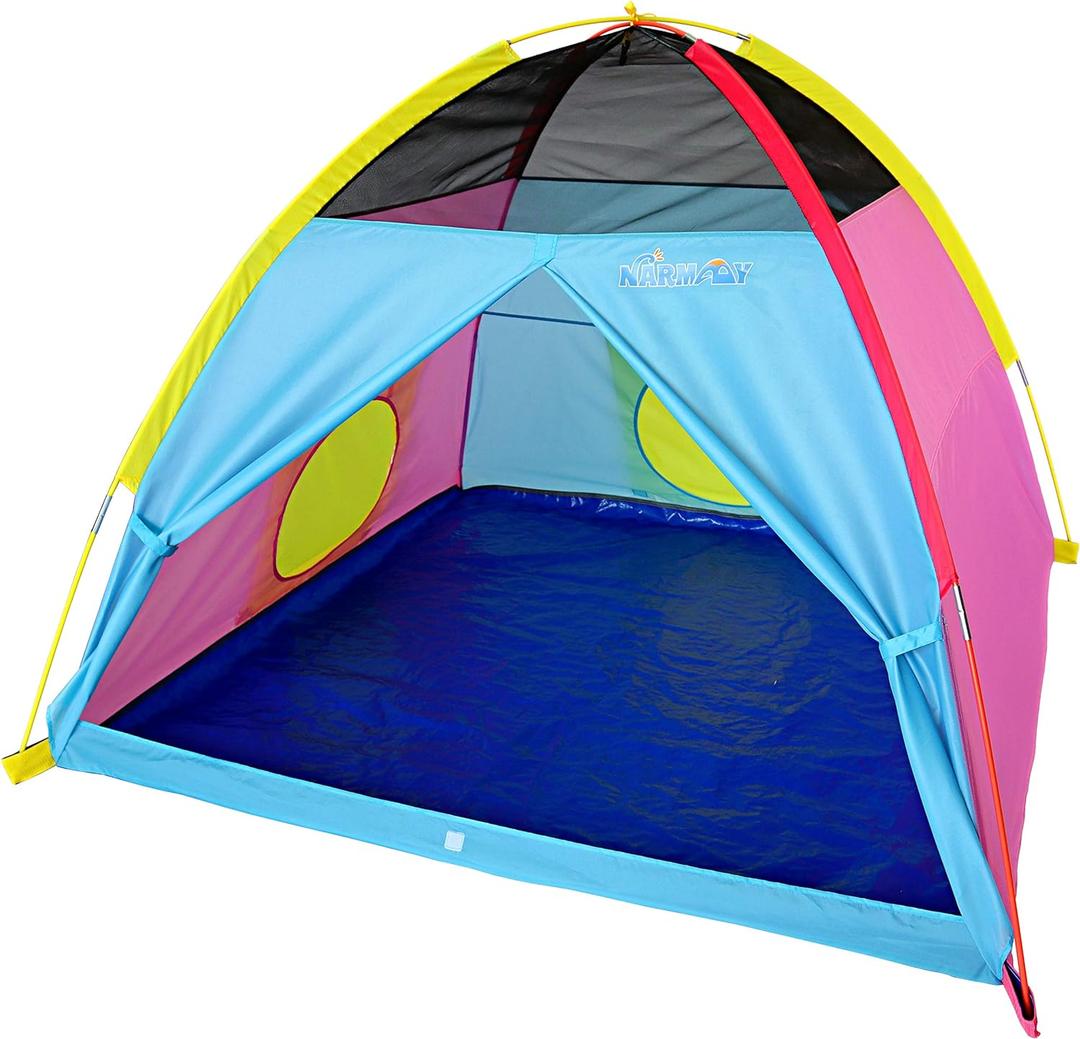 NARMAY Play Tent Easy Joy Dome Tent for Kids Indoor/Outdoor Fun - 60 x 60 x 44 inch (Light)