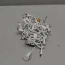 Hopolon 2PACK 50-Count Set Clear Christmas Lights with White Wire,Incandescent Bulb Mini String Lights for Holiday,Christmas Tree,Party, Wedding, Xmas, Home,Indoor & Outdoor Decorations(Warm White)